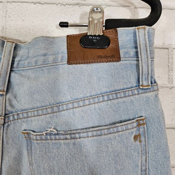 Madewell Full Length Classic Straight Jeans Raw Hem - Picture 6 of 9
